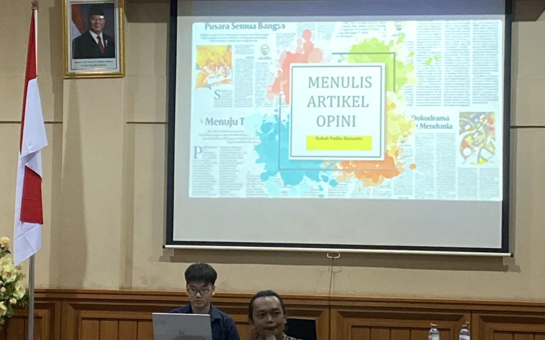 Pelatihan Menulis Esai “Menuangkan Ide Kristis Dalam Esai”